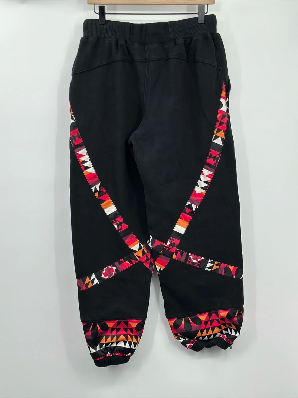 FP Movement Free People Snow Flow Joggers Black Geometric Print Sweatpants Small